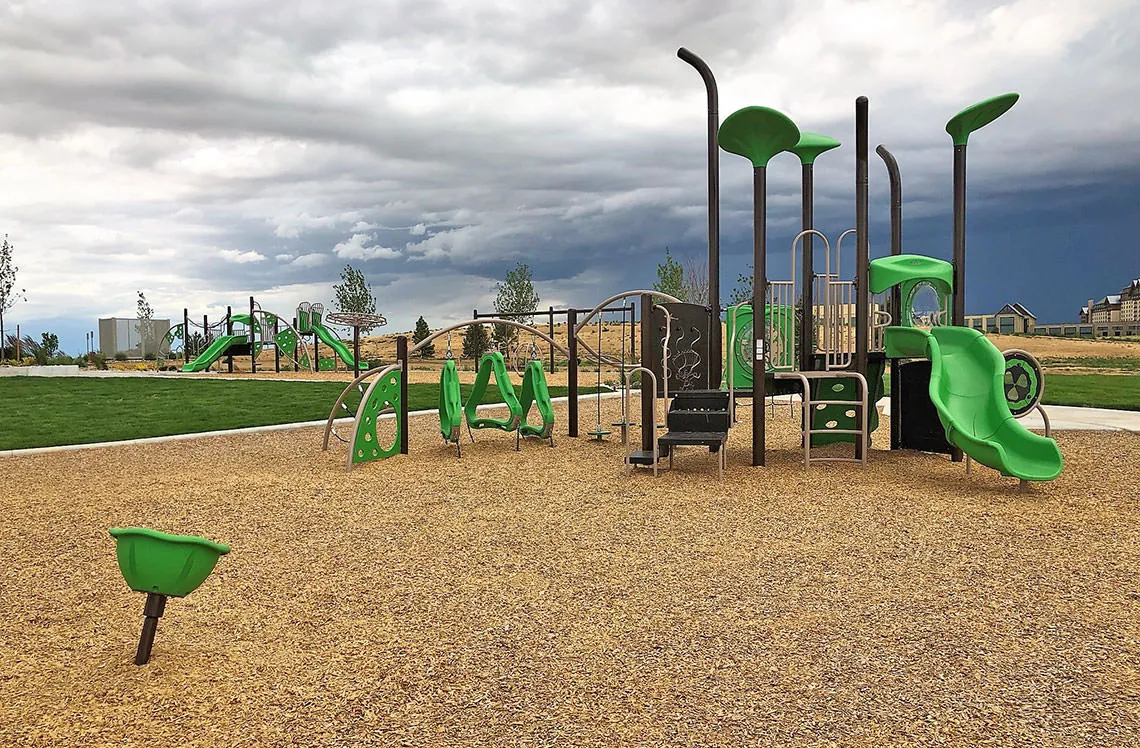 High Point Playground with 2 spaces